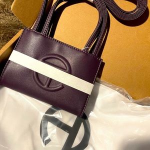 Telfar small eggplant nwt